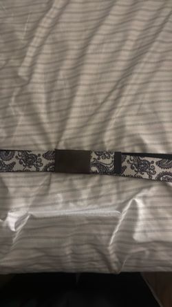 White and black belt