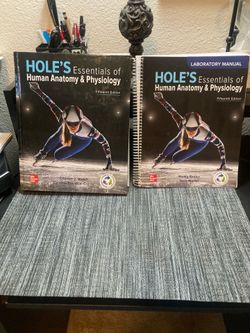 HOLE’S Essentials of Human Anatomy & Physiology 15th Ed. Textbook AND Lab Manual (Combo)!!!