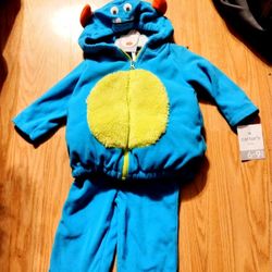 Monsters Inc Movie Costume..Size 6 To 9 Months Old .Brand New!