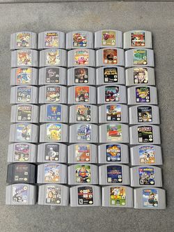 Nintendo 64 games authentic