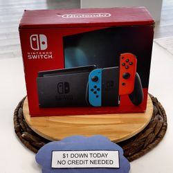 Nintendo Switch V2 Gaming Console - Pay $1 Today to Take it Home and Pay the Rest Later!