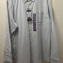 Gap Button Up Dress Shirt 2XL Men’s Light Blue Brand New