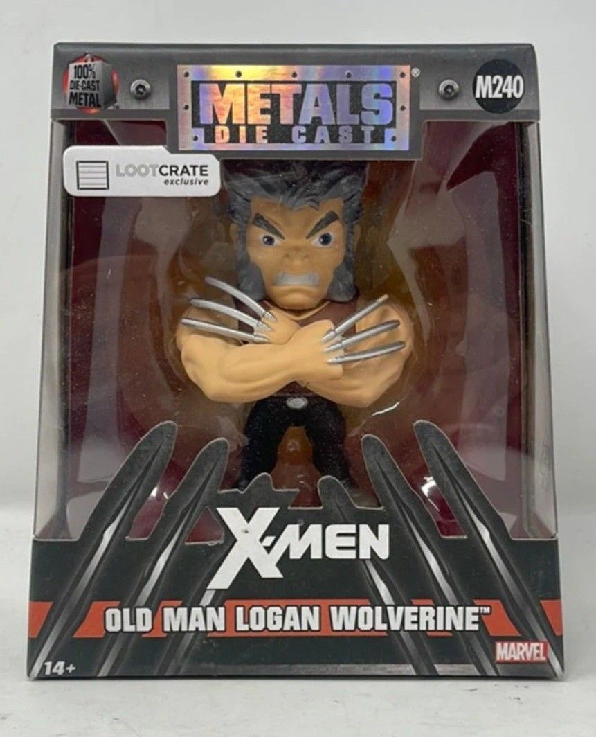 Marvel Jada Metals Die Cast X-Men Old Man Logan Wolverine Figure

