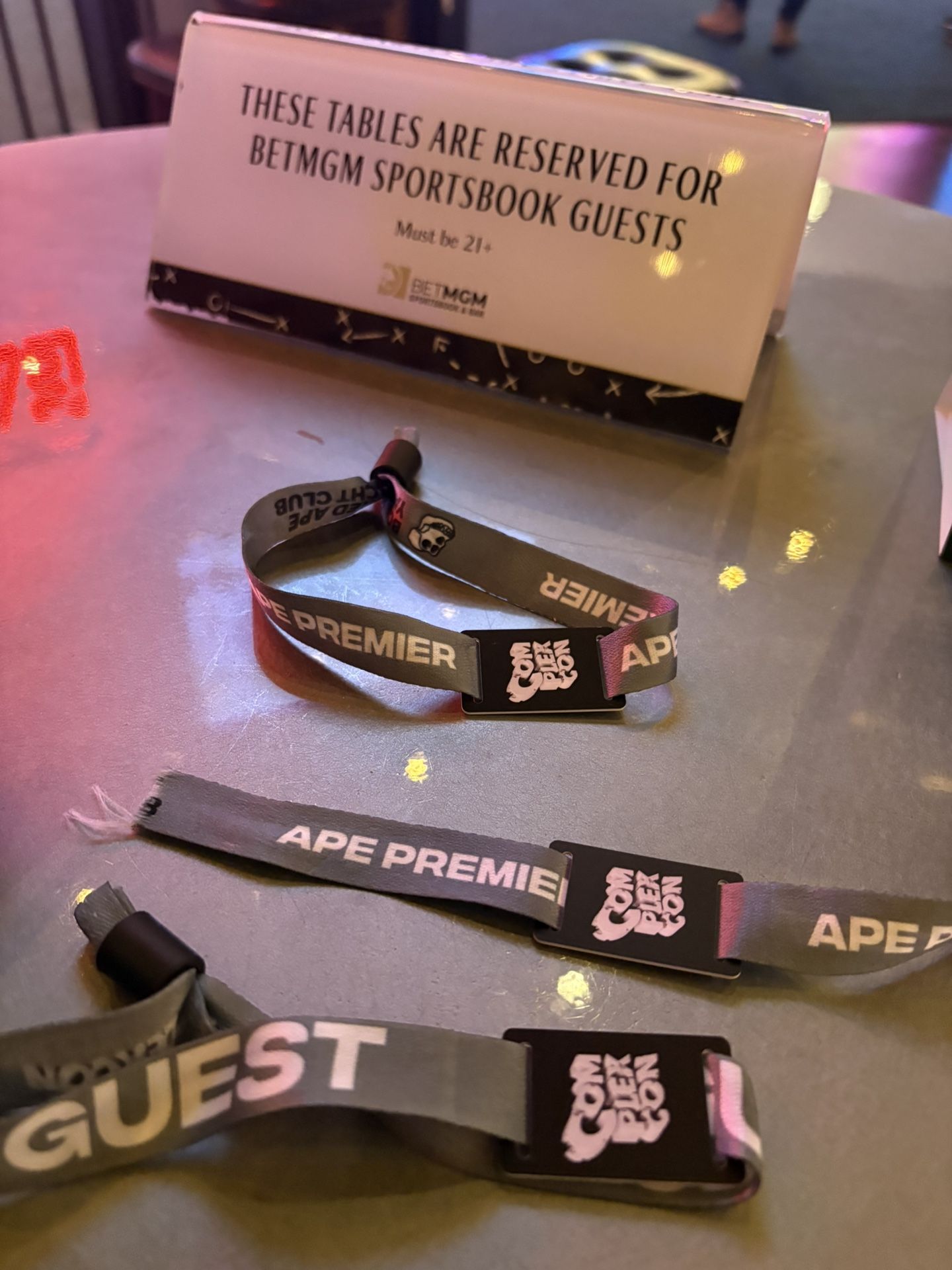 Complex Con Artist, Guest Wristband