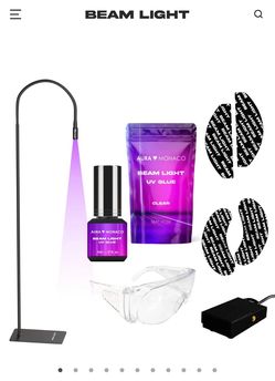 Brand new Beam Light UV lash extension system.