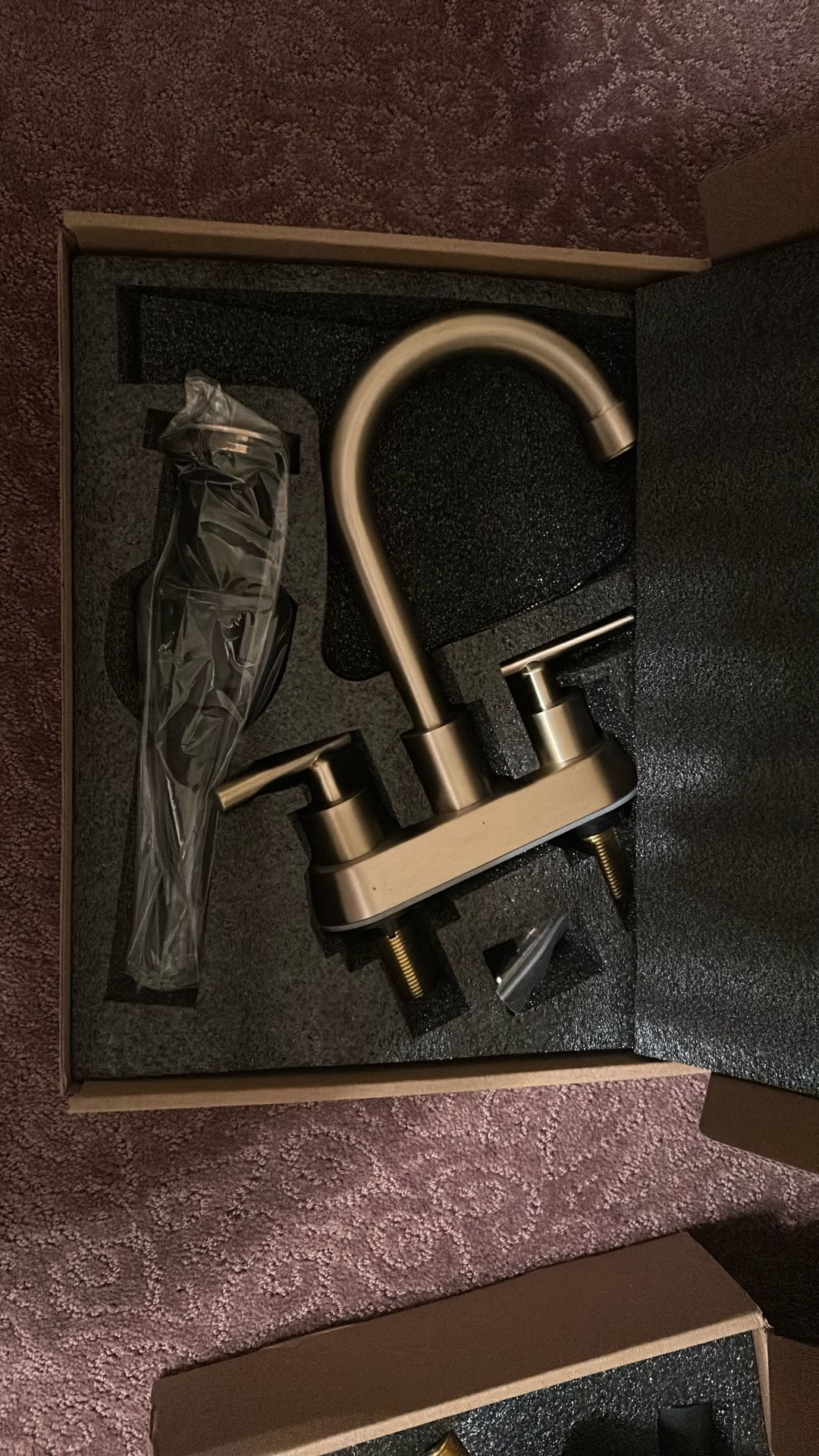 Faucets (2) Brushed Gold