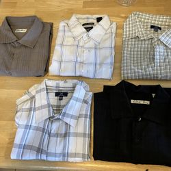 Men’s Button Down Shirts Size L (5)