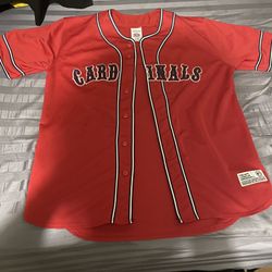 Cardinals Blank Jersey Stitched •Size L (42-44)•