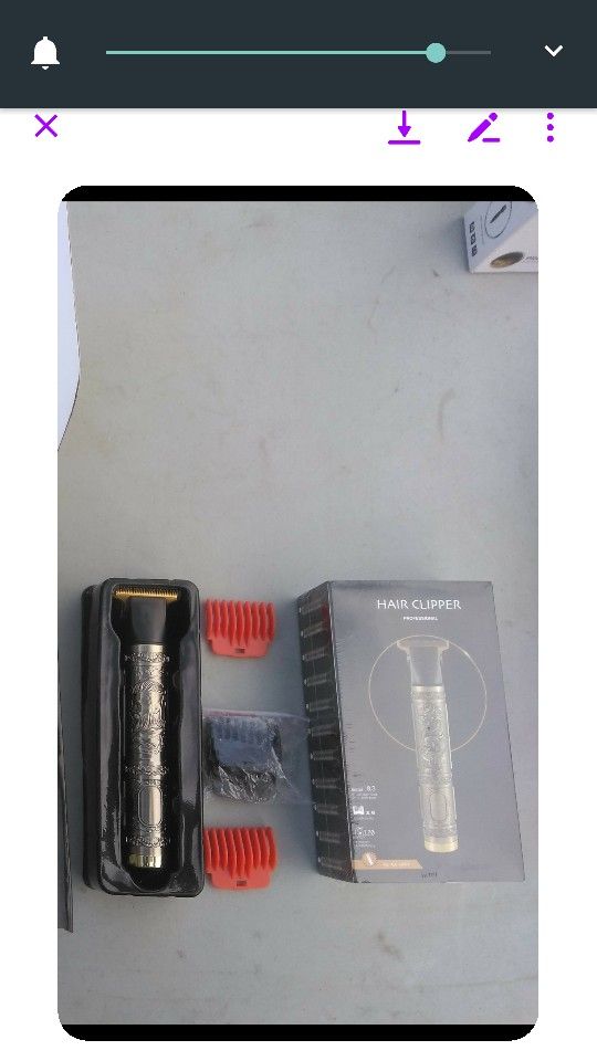 New Gold Hair Liners Clippers. Read Details