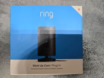 STICK UP CAM PLUG-IN - INDOOR/ OUTDOOR SMART SECURITY WIFI VIDEO CAMERA WITH 2-WAY TALK, NIGHT VISION