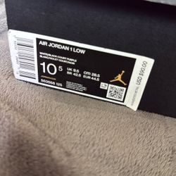 Jordan 1 Low Purple Court 10.5