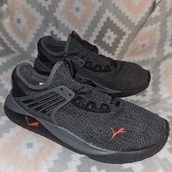 Puma Men's Pacer Future Knit Gray Athletic Sneakers 380603-02 Size 11