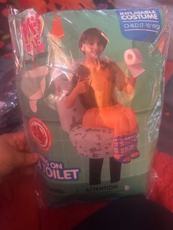 Kids Inflatable Toilet Halloween Costume