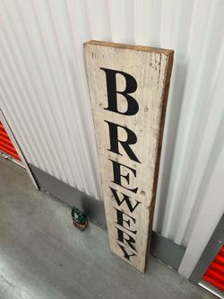 “Brewery” sign