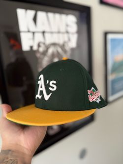 Oakland As Fitted With Green Underbrim