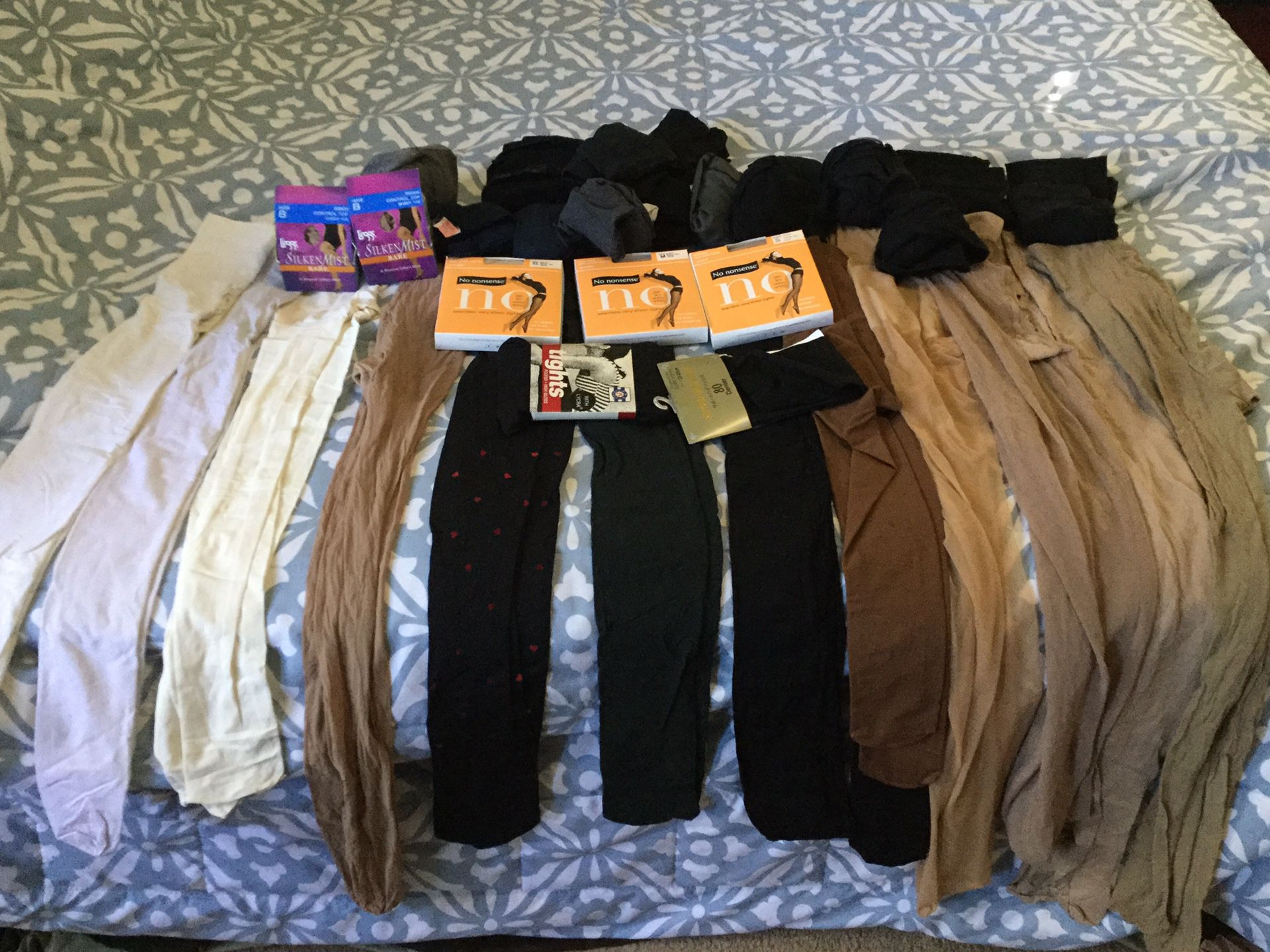 Lots of used hosiery tights and pantyhose nylons. for Sale in Temecula, CA  - OfferUp