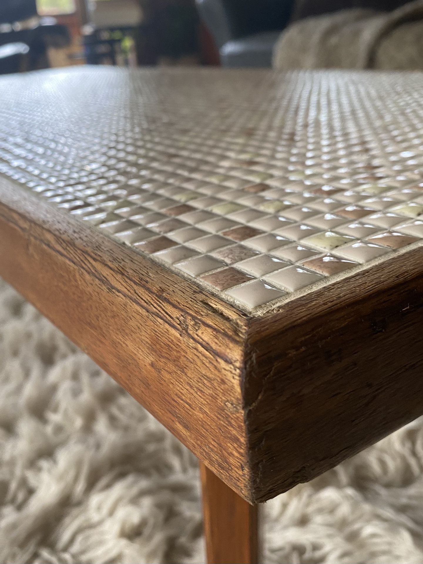 Mcm Tile Table MCM Vintage Mosaic Tile Coffee Table for Sale in Seattle, WA - OfferUp