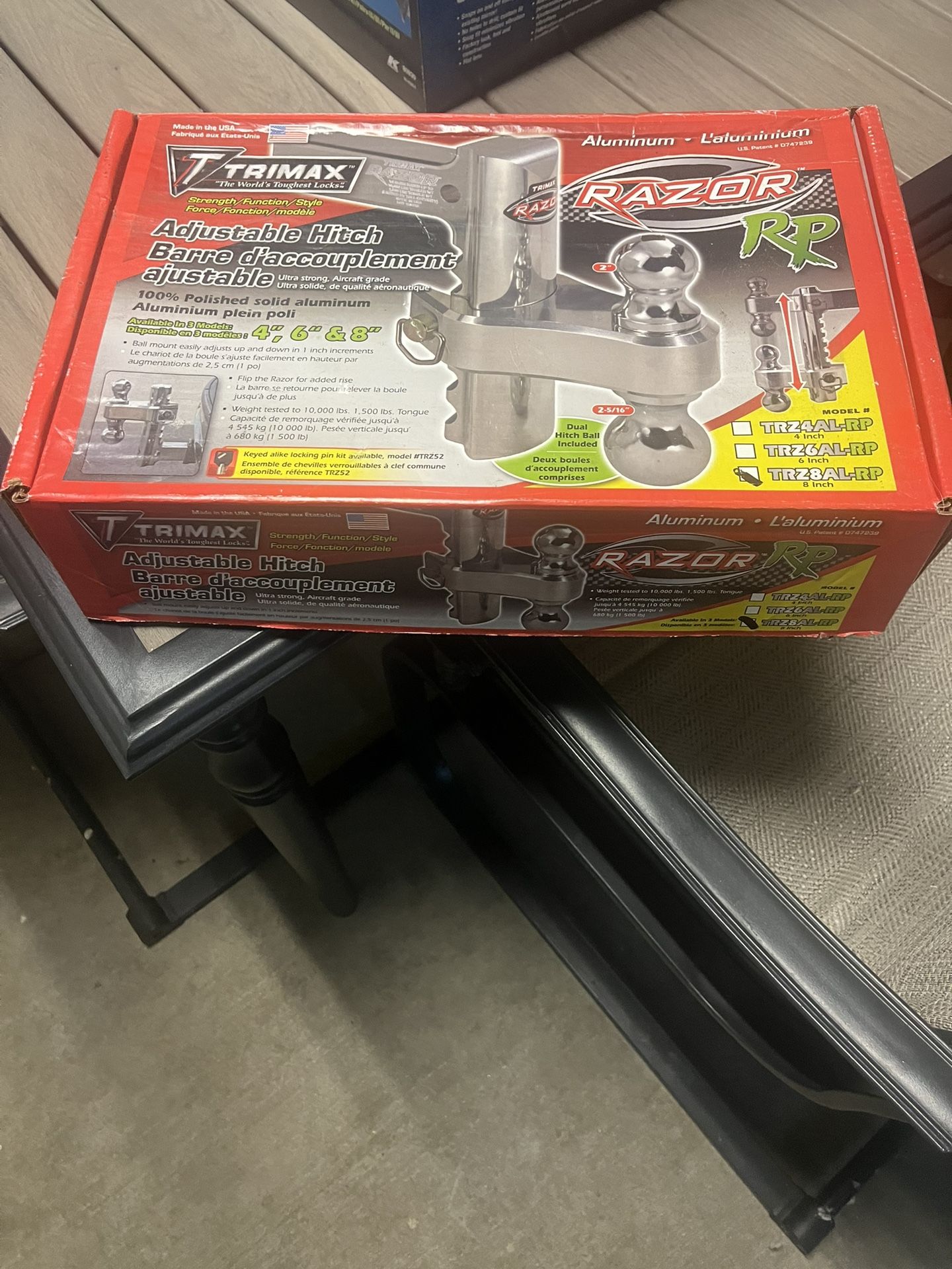 Razor,Trimax HD Adjustable Hitch