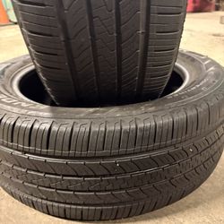 2 used tires 215/55/17 COOPER ENDEAVOR 
