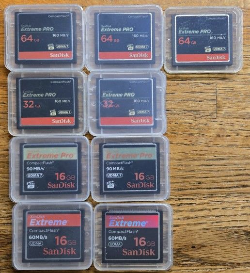 CF Flash Cards - High Speed Memory Cards