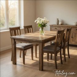 Wooden Dining Chair Set of 4
