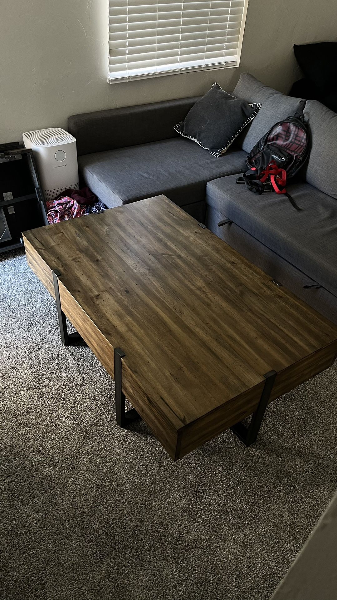 Rustic Coffee Table + Matching End Table