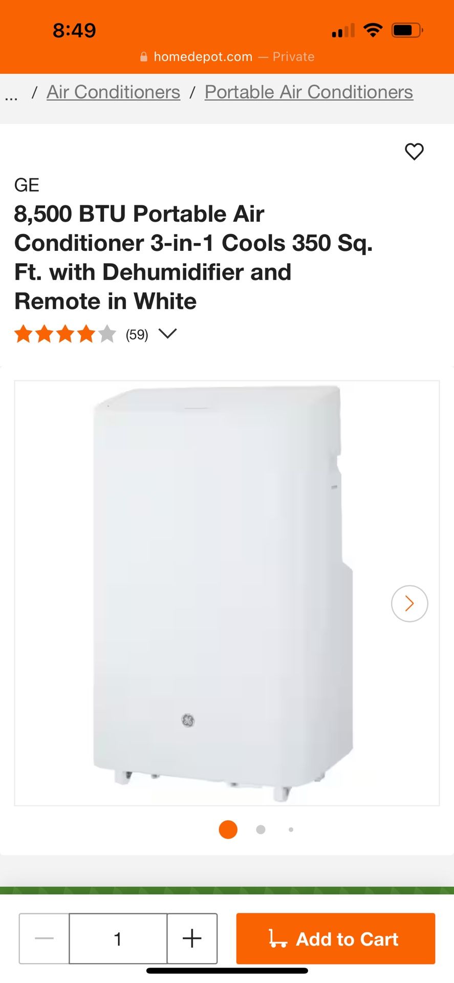 Portable Air Conditioning Unit