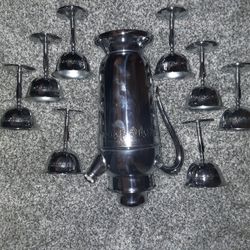 MCM Cocktail Shaker With 8 Chalices 