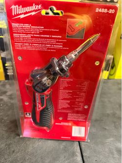 Milwaukee TOOL ONLY  M12 12-Volt Lithium-lon Cordless Soldering Iron NEW $85