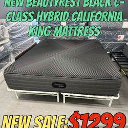NEW BEAUTYREST BLACK C-CLASS HYBRID CALIFORNIA KING MATTRESS 
