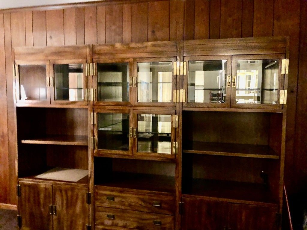 Vintage Henredon 3 Section Cabinet