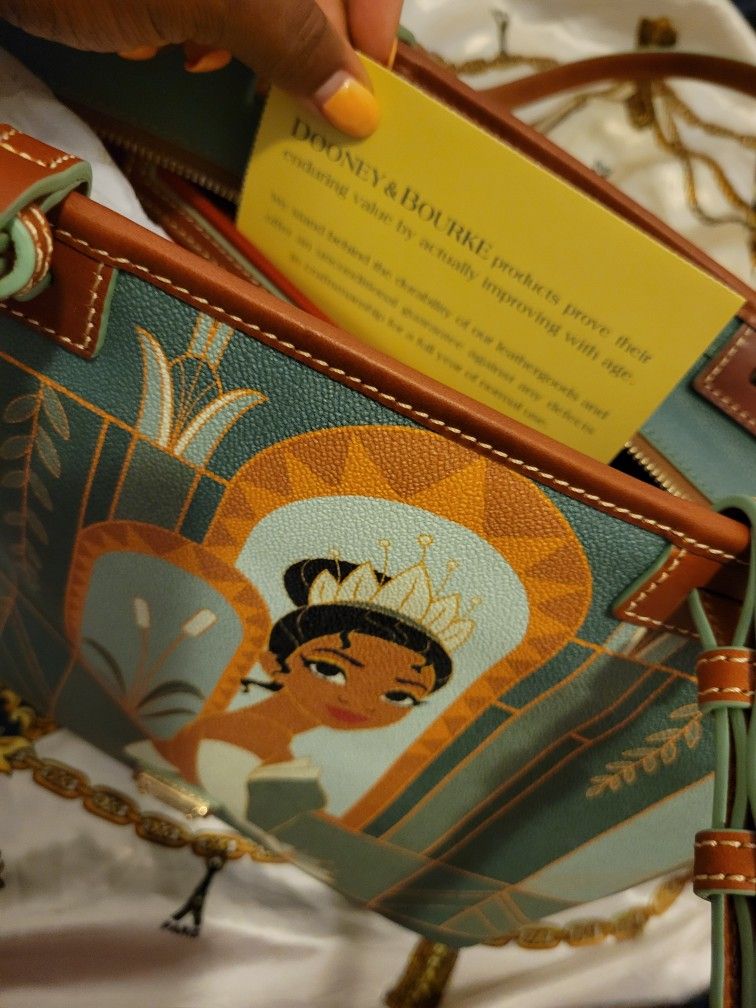 Dooney Bourke Princess Tiana Art Deco Tote Purse