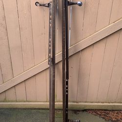 Adjustable metal bed frame