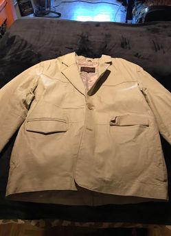 Leather coat