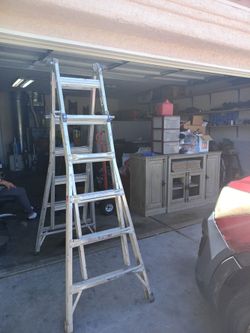 Werner telescoping ladder