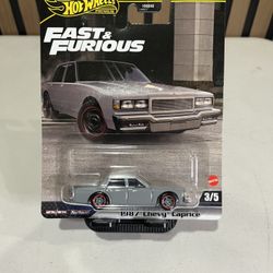Hot Wheels Premium 1987 Chevy Caprice 1:64 - Fast & Furious 3/5
