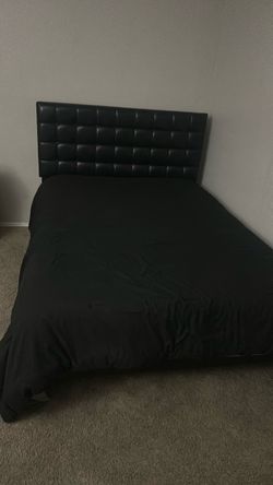 Full size bed with new mattress