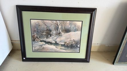 Water Color By Kay Sharkey 25x32