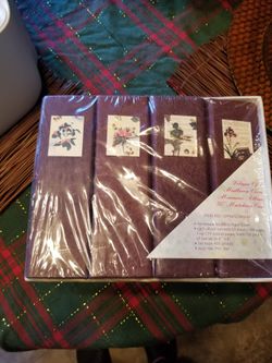 MBI handmade mulberry set of 4 paper photo albums