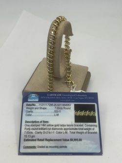 Diamond tennis bracelet