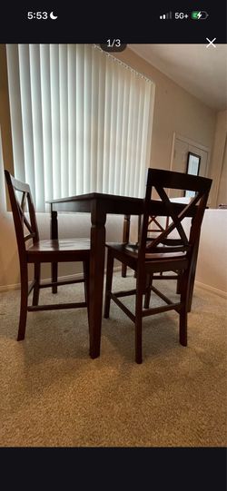 Wooden Table & Chairs
