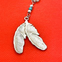 Fashion Southwestern Feather Necklace 