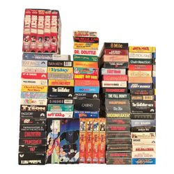 Large Lot of VHS Tapes 100+