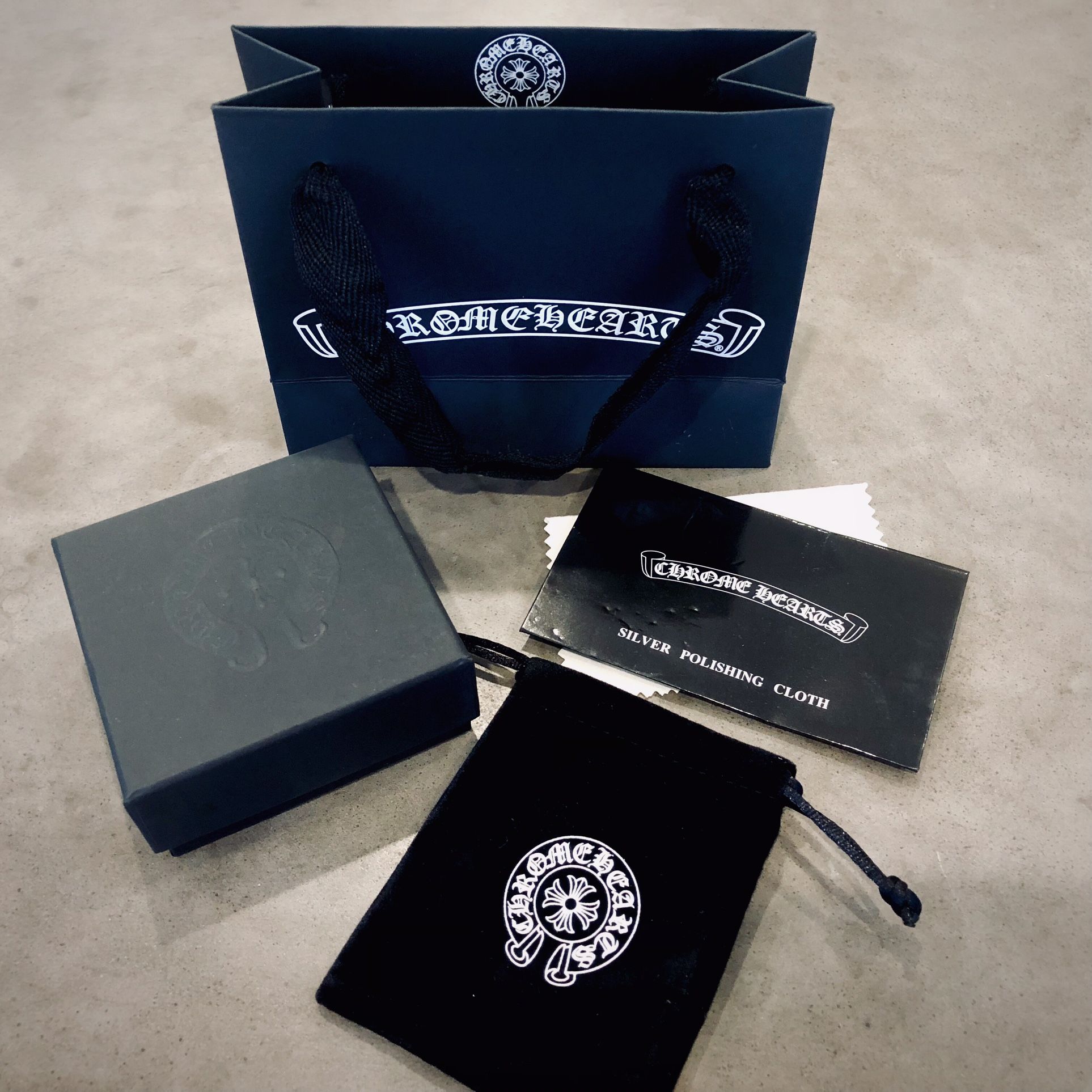 Chrome Hearts Jewelry Necklace Bracelet Earrings Gift Set Box Glasses Sunglasses 