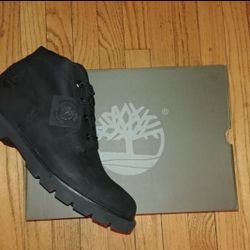 Timberland Boots Size 11 Men Black Nubuck