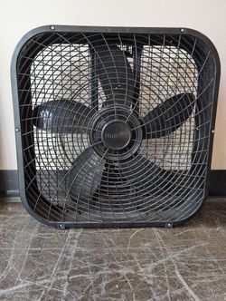 Holmes Black Square Box Fan
