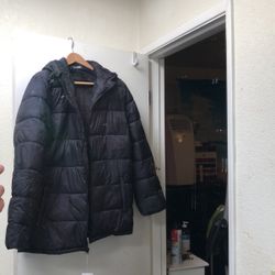 Down feathers jacket for a lady