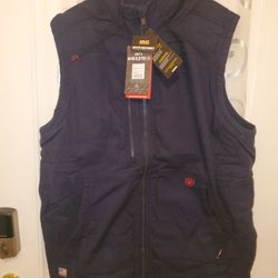BRAND NEW ARIAT WITH TAGS ARIAT FR DURALIGHT STRETCH CANVAS MEN'S VEST SIZE XLT 