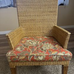 Wicker Rattan Accent Chair 