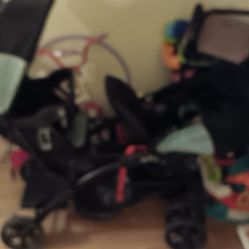 A Trend Double Stroller For Babies